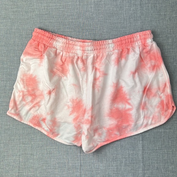 Peach & White Tie Dye Drawstring Shorts by Jessica Simpson Size Large & XL - Picture 5 of 5